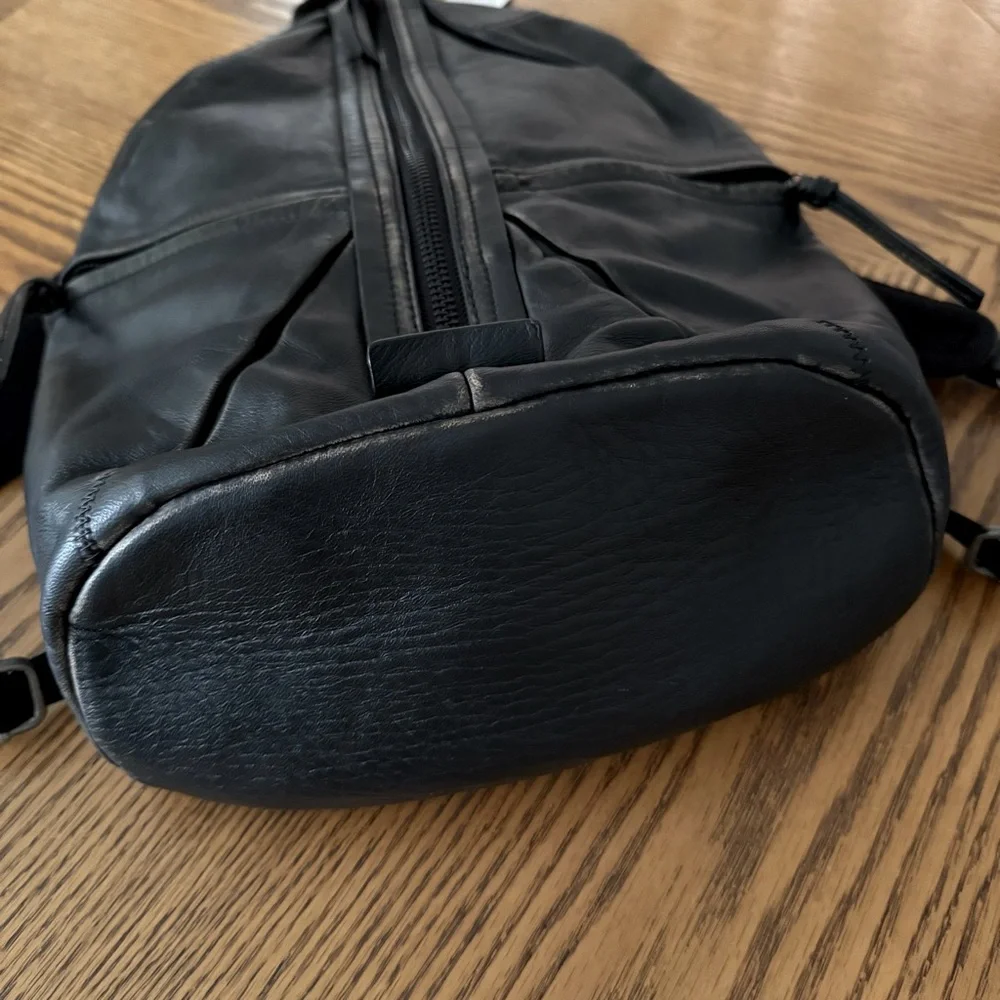 FREE PEOPLE West End Backpack - Black Leather - Picture 7 of 13